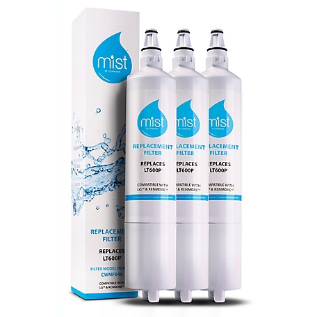 Mist 5231Ja2006B Water Filter Replacement Compatible With: 5231Ja2006A Kenmore 469990 Lt600P 3 pk., CWMF346,
