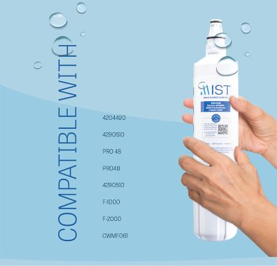 Image showing  4204490 Replacement Compatible with Sub-Zero 4204490 4290510 Insinkerator F-1000 F-2000 Refrigerator Filter 3 pk.