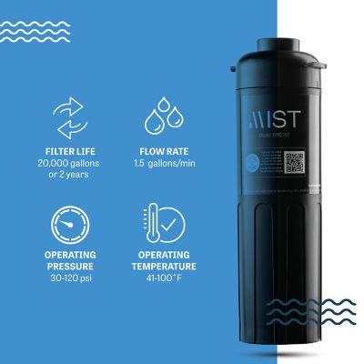 Image showing  Water Filter Replacement for Under Sink Filtration Systems Replaces Mfs092 Compatible with Wfs5300A Wfc5300A, MFC092