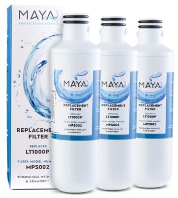 MAYA Lt1000P Water Filter Replacement Compatible With: Large ADQ747935 LMXS28626D Kenmore 46-9980 3 pk., MPS302