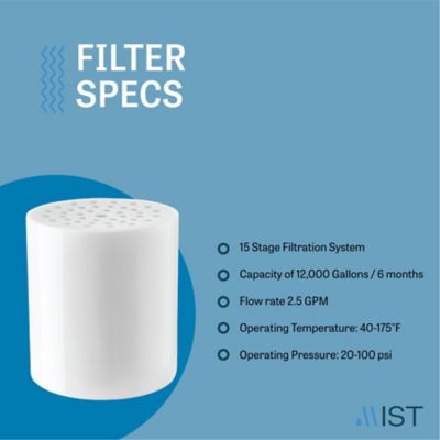 Image showing  Replacement Shower Filter Cartridge for MSS081, MSS082, MSS083 Shower Systems