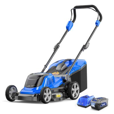 Wild Badger Power 40 Volt Brushless Lawn Mower, Includes 4.0 Ah Battery and Fast Charger