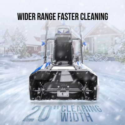 Image showing  20 in. 40V Single-Stage Cordless Snow Blower, Battery and Charger Included