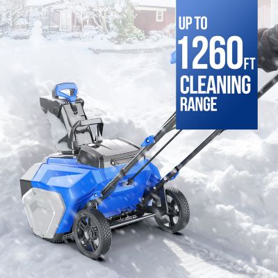 Image showing  20 in. 40V Single-Stage Cordless Snow Blower, Battery and Charger Included