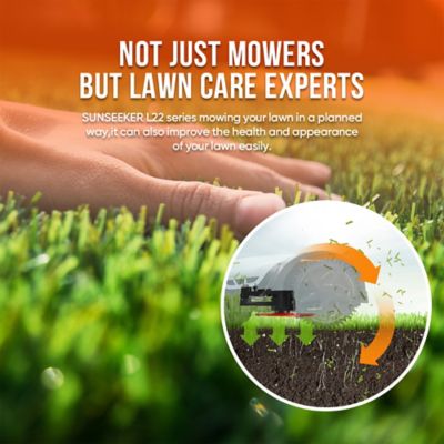 Image showing  8.7 in. Sunseeker L Robotic Lawn Mower for Less Than 1 Acre Lawns