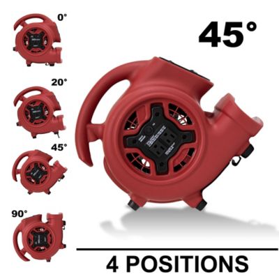 Image showing  13.3 in. Indoor/Outdoor Fan with Outlets and Timer, 927 CFM