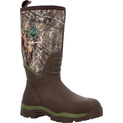 Muck Boot Company Men's Pathfinder Moc Camo Waterproof Hunting Boots, 15 in.