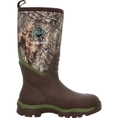 Image showing 6 th Muck Boot Company Men's Pathfinder Moc Camo Waterproof Hunting Boots, 15 in.