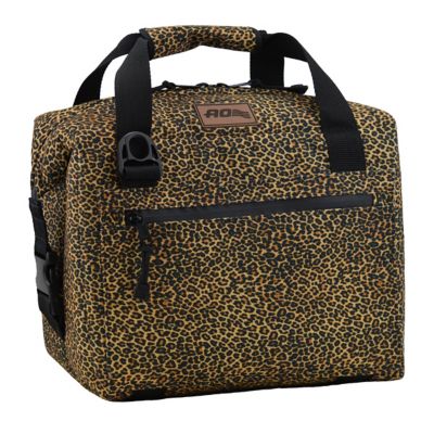 American Outdoors Leopard Print Cooler- 12