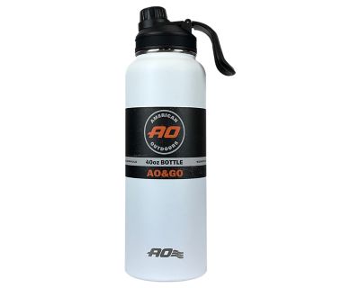 American Outdoors 40 oz. On the Go Stainless Steel Bottle, White