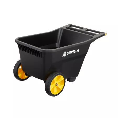 Gorilla Carts 10 cu Poly Garden Cart GCY-100 ft. Garden Carts