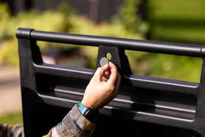 Image showing 5 th Gorilla Carts 10 cu. ft. Poly Yard Cart, GCY-100