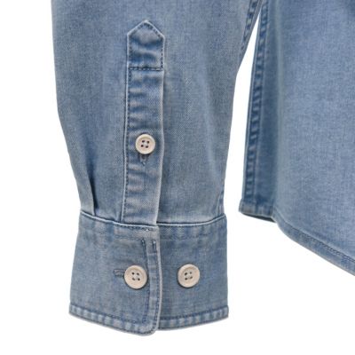 Image showing 6 th Ridgecut Women's Flex Denim Long-Sleeve Work Shirt