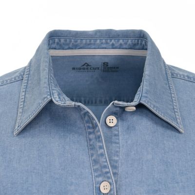 Image showing 7 th Ridgecut Women's Flex Denim Long-Sleeve Work Shirt