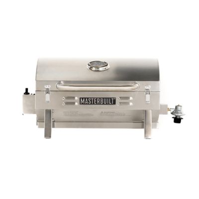 Masterbuilt Stainless Steel Tabletop Propane Gas Gril, MB20030819