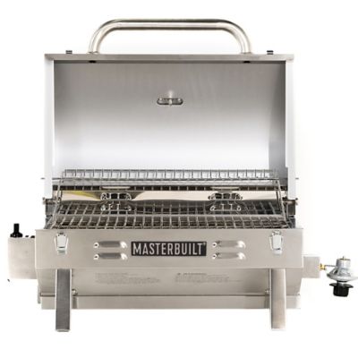 Image showing  2-Burner Tabletop Propane Gas Grill, Silver