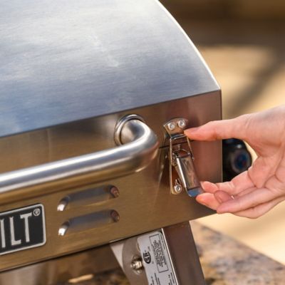 Image showing  2-Burner Tabletop Propane Gas Grill, Silver
