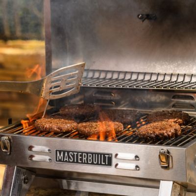 Image showing 6 th Masterbuilt 2-Burner Tabletop Propane Gas Grill, Silver