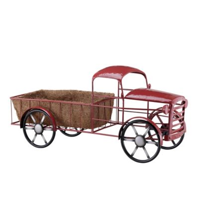 Red Shed Metal Cocoliner Truck Planter