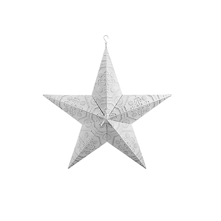 Red Shed Large Barn Star Wall Decor, 47 in. x 6 in., White