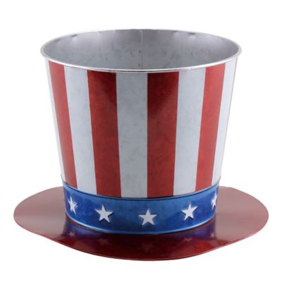 Red Shed Metal American Hat Planter