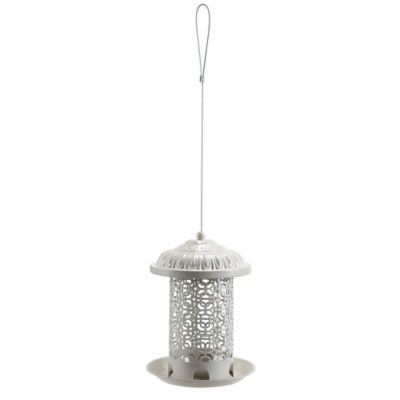 Royal Wing 15 lb. Small Metal Filigree Hopper Bird Feeder