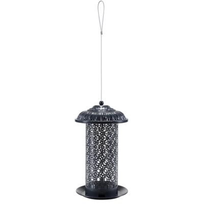 Royal Wing 15 lb. Large Metal Filigree Hopper Bird Feeder