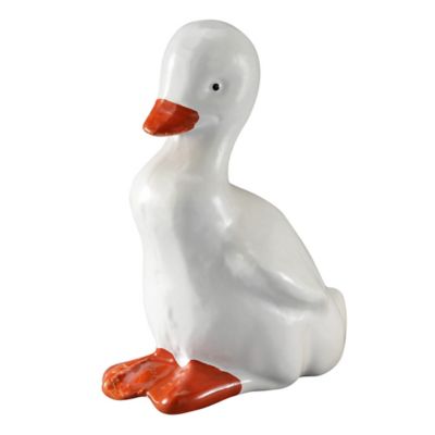 Red Shed Colorful Cast Iron Duck Statue, 3.5 in. x 2.5 in. x 4.5 in.