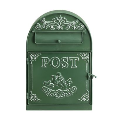 Red Shed Metal Mailbox Decor