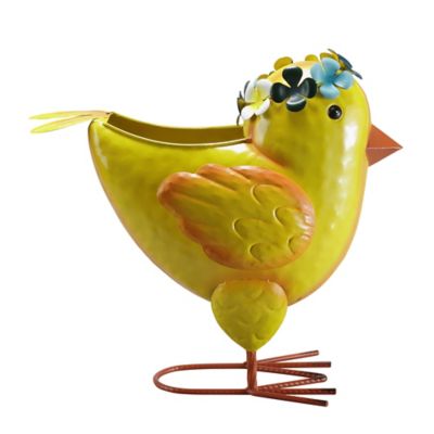 Red Shed Metal Chick Planter