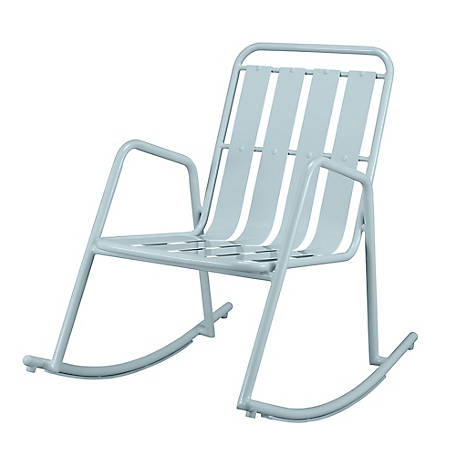 Red Shed Retro Rocking Chair, Light Blue