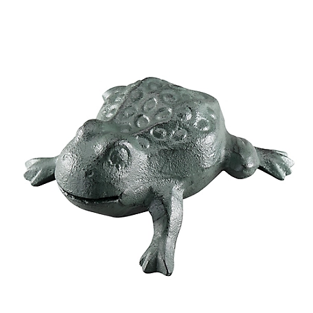 Red Shed Cast-Iron Frog Key Hider