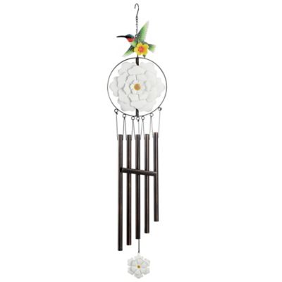 Red Shed Floral Spinner Windchime
