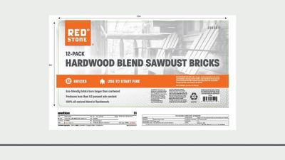 RedStone Wood Brick Fuel, 12 Pack
