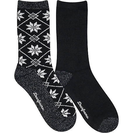 Dearfoams Women's Boot Sock Soft Comfort Socks, 2 pk., 06LXC40952