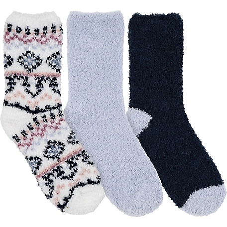 Dearfoams Women's Crew Cozy Socks, 3 pk., 06LXR13783