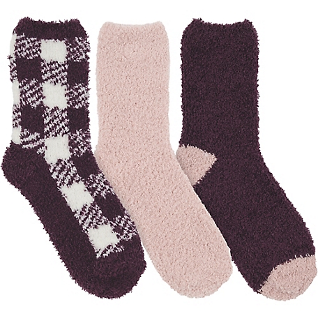 Dearfoams Women's Crew Cozy Socks, 3 pk., 06LXR13783