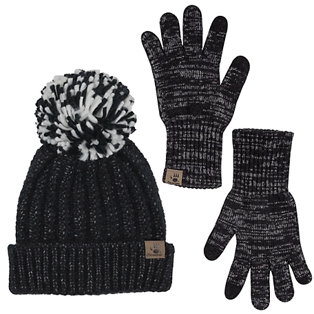Bearpaw Women's Hat/Gloves, 2 pk.