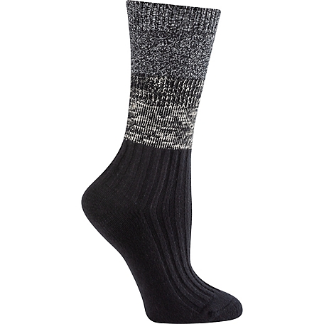 Bearpaw Crew Texture Socks, 06LXC78301