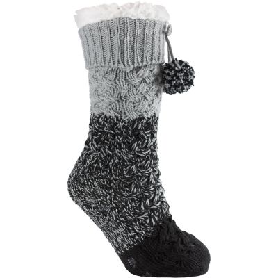 Bearpaw Women's Sherpa Slipper Socks, 06LXK12221