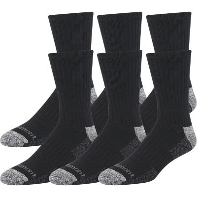 Image showing  Men's Full Cushion Cotton Crew Socks, 6-Pair