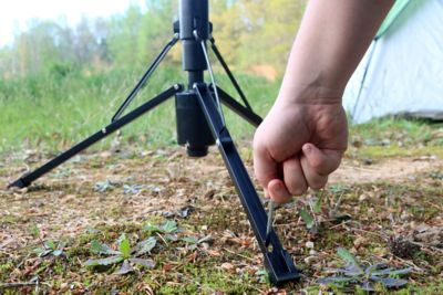 Image showing 7 th STKR Concepts Fli OVER-LANDER Telescoping Area Light- 10ft Extension