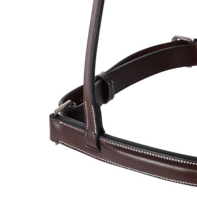 Image showing  Fancy Stitched Crank Full Bridle Noseband, Brown