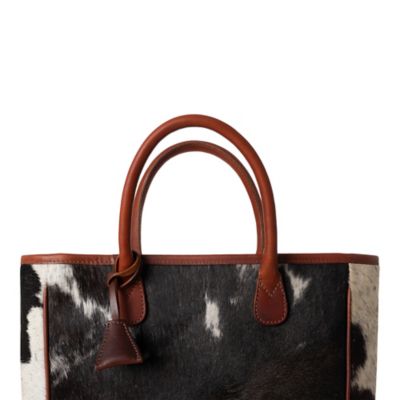 Image showing  Hair On Hide Cow Leather Crossbody Bag