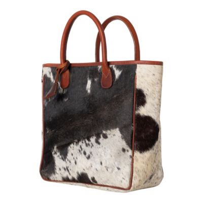 Image showing  Hair On Hide Cow Leather Crossbody Bag