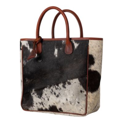 Image showing  Hair On Hide Cow Leather Crossbody Bag