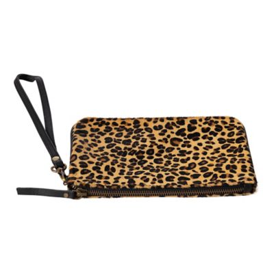 Image showing  Leopard Hair On Hide Wristlet