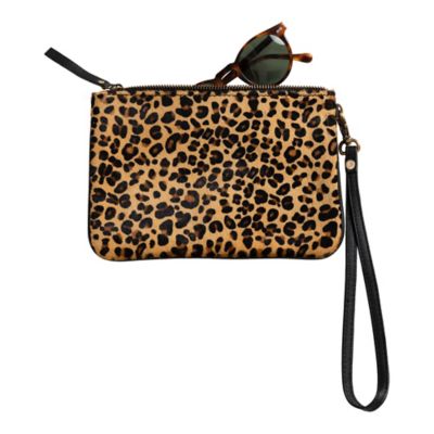 Image showing  Leopard Hair On Hide Wristlet