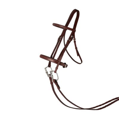 Image showing  Fancy Stitched Full Schooling Bridle, Brown