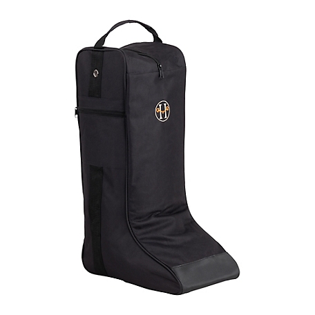 Huntley Equestrian Tall Boot Bag-Black